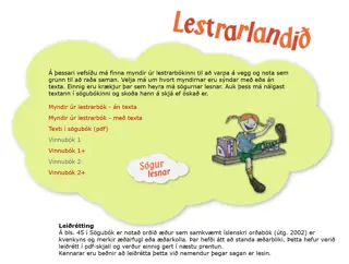 Lestrarlandið