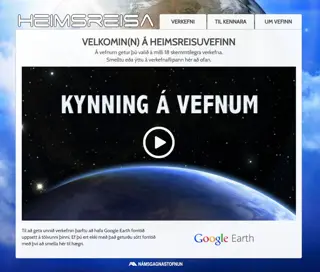 Heimsreisa - Google Earth