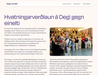 Gegn einelti