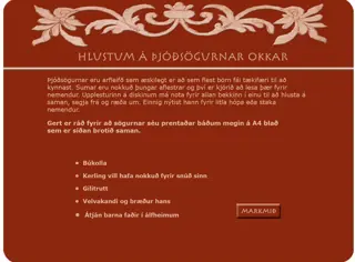Hlustum á þjóðsögurnar okkar