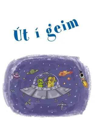 Listin að lesa og skrifa 14b - Út í geim