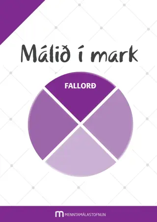 Málið í mark - Fallorð