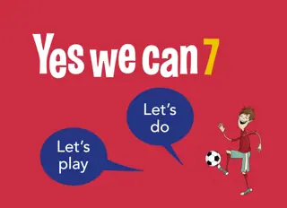 Yes we can 7 - Let´s do/Let´s play