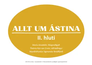 Allt um ástina