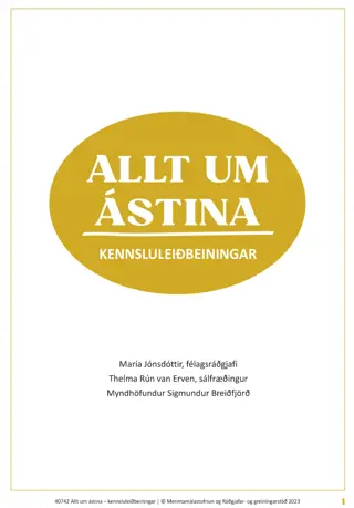 Allt um ástina