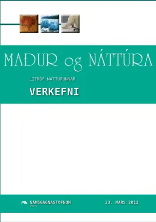 Maður og náttúra