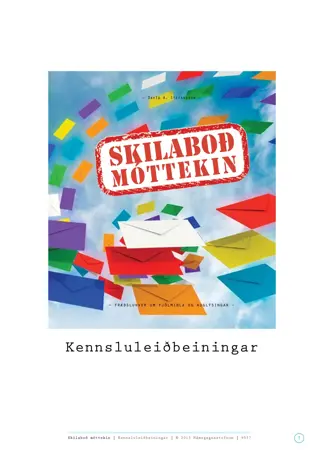 Skilaboð móttekin