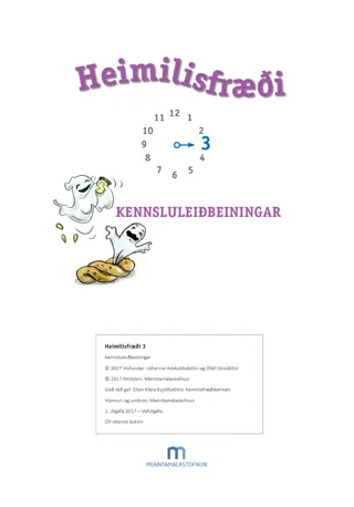 Heimilisfræði 3