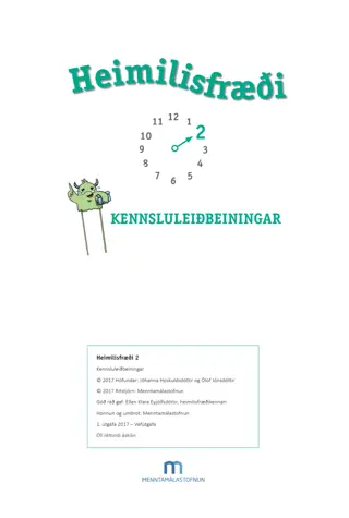 Heimilisfræði 2