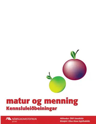 Matur og menning