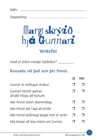 Margt skrýtið hjá Gunnari