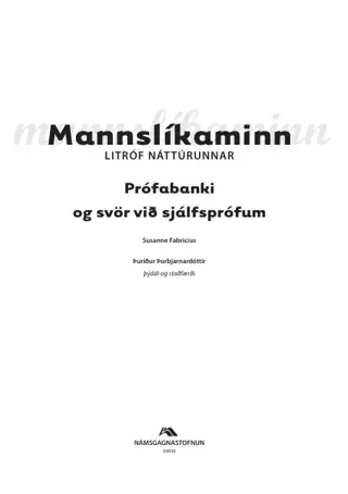 Mannslíkaminn - Litróf náttúrunnar