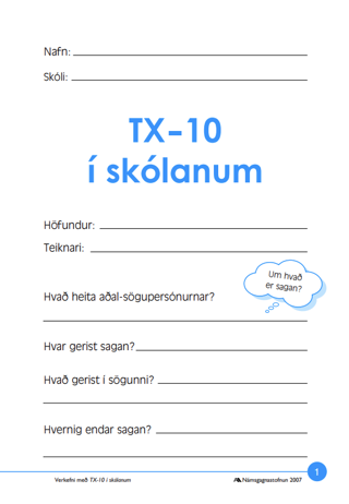 TX-10 í skólanum